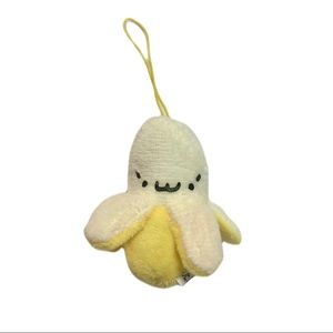 Banana plush keychain